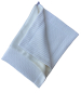 Preview: Babydecke aus Waffelpiqué & Polarfleece natur Mix 72 x 95 cm - personalisierbar