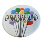 Preview: Button Geburtstagskind Ballons mit Kleidermagnet