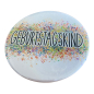 Preview: Button Geburtstagskind Konfetti mit Kleidermagnet