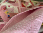 Preview: Quiltdecke in rosa rot pink