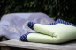 Preview: Krabbeldecke 100 x 100 graun Vichy mit Sternen