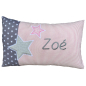 Preview: Namenskissen Sterne Modell Zoé 25 x 40 cm - personalisierbar