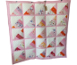 Preview: Krabbeldecke rosa natur Unikat
