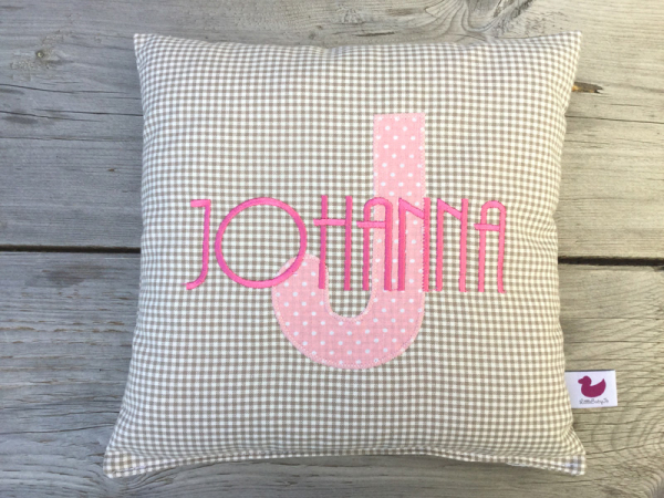 Schmusekissen Modell Johanna - personalisierbar