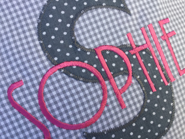 Schmusekissen Modell Sophie - personalisierbar