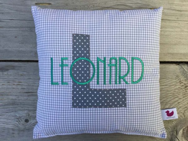 Schmusekissen Modell Leonard (personalisierbar)