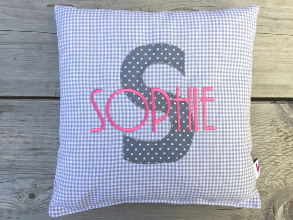 Schmusekissen Modell Sophie - personalisierbar